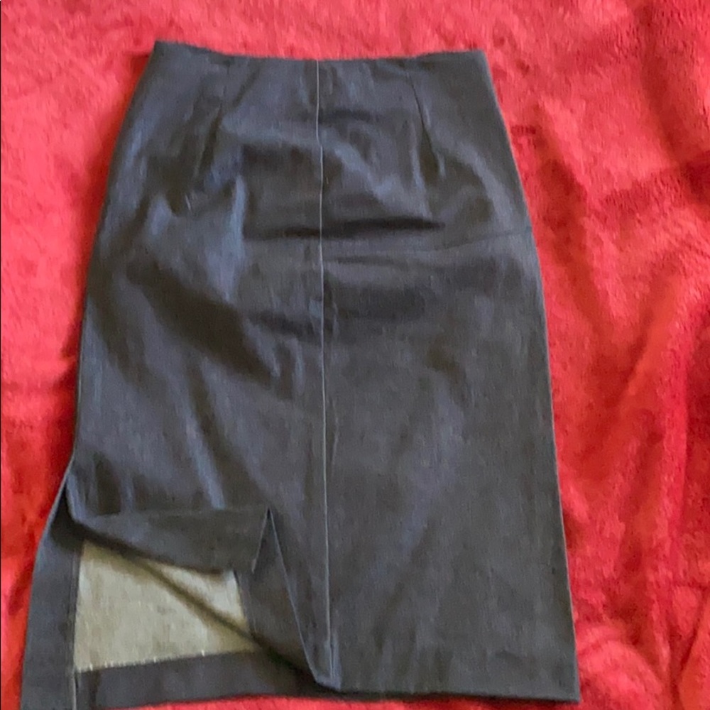 Denim stretch pencil skirt brand new.